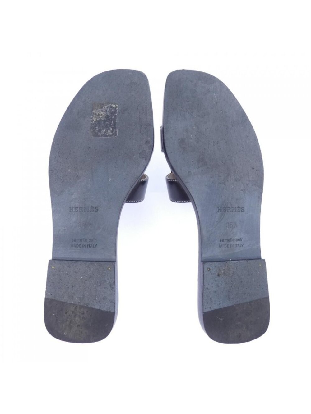 Hermes Oran Sandals Black - Picture 4 of 6